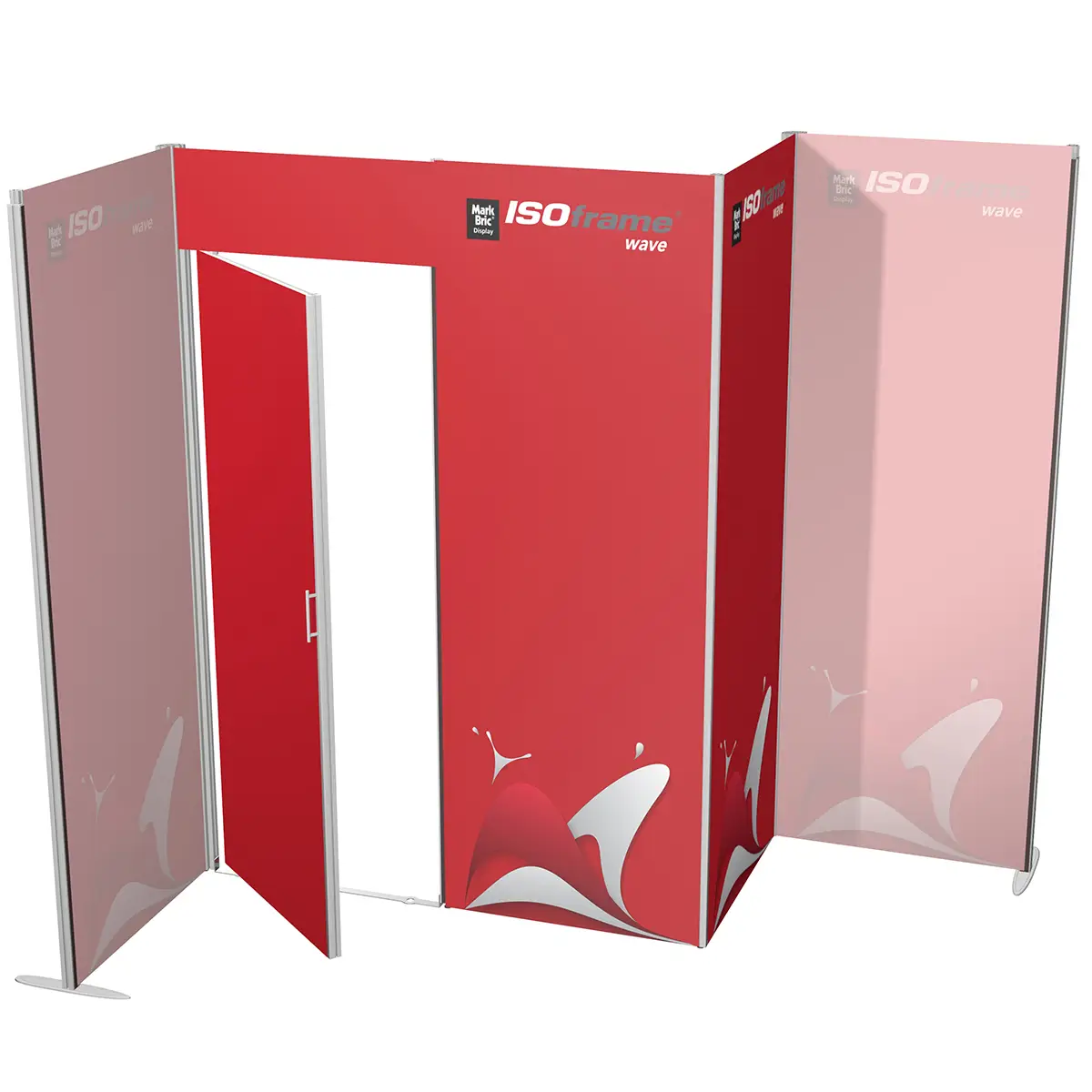 Storage area with door, 1600 × 800 mm – Doors and storage