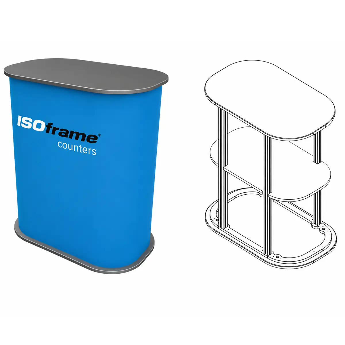 Square counter – Counters and tables