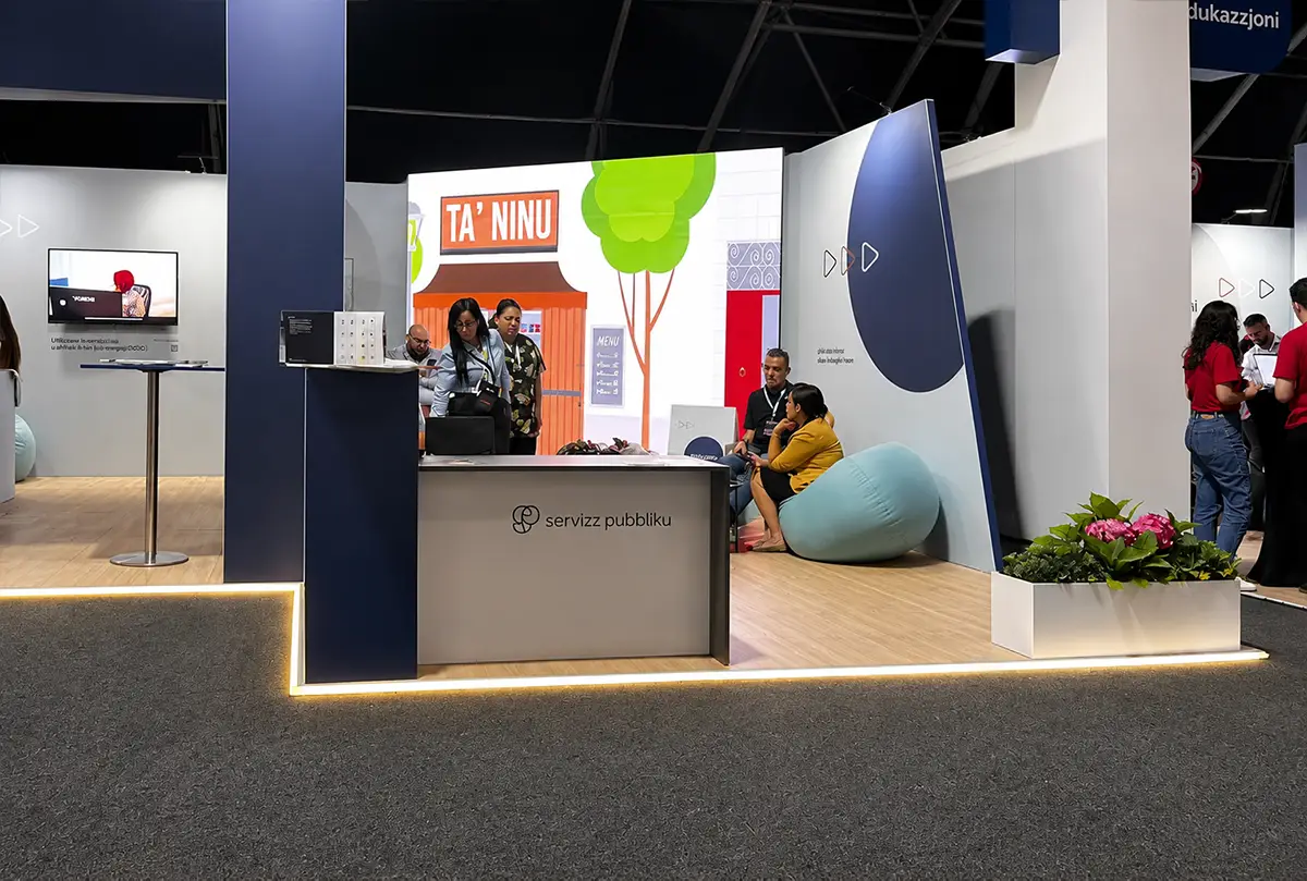 Mobilní podlaha jako součást výstavní expozice ISOframe
