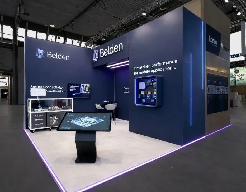 Stand-ON flooring in a reusable exhibition display