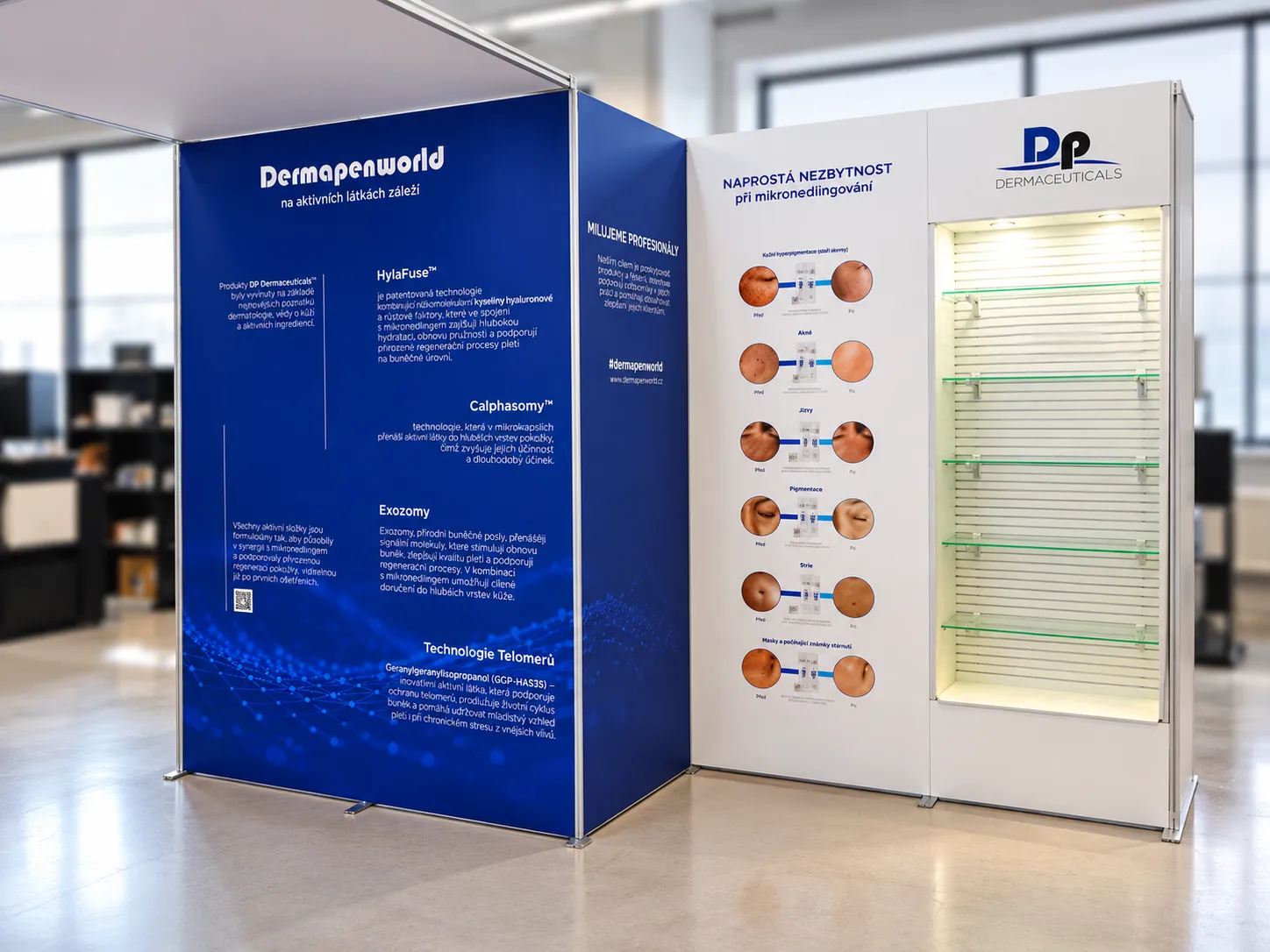 Výstavní stánek ISOframe Exhibit pro DP