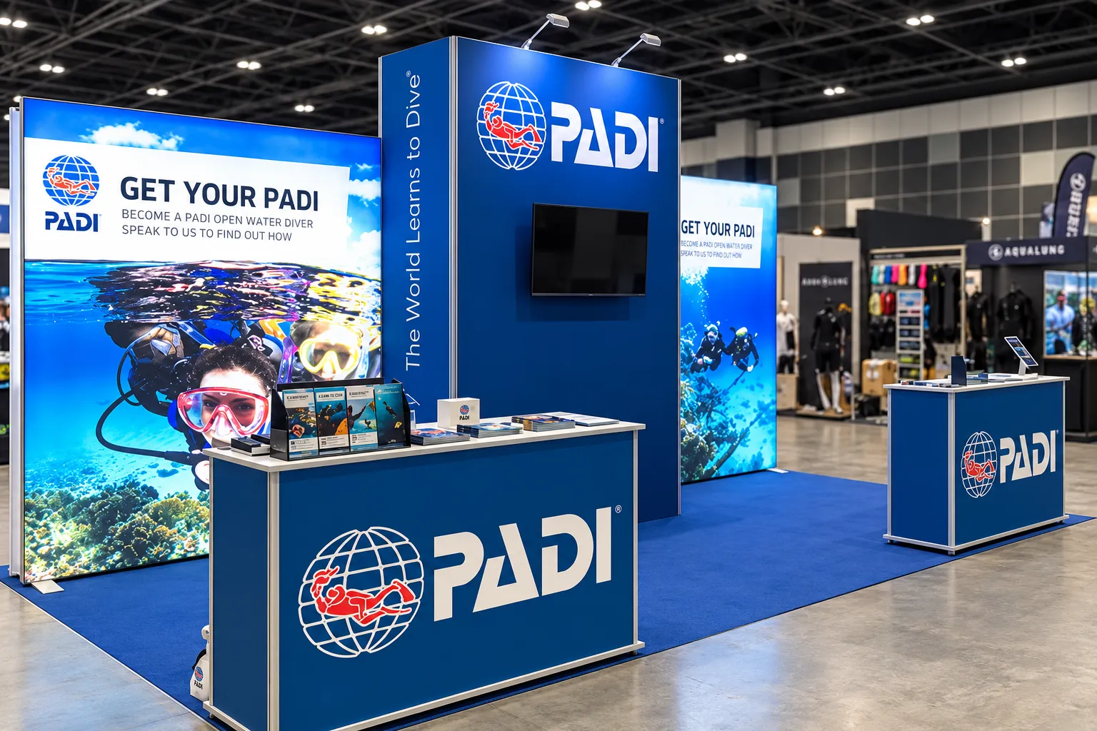Podsvícená sestava Lightbox pro PADI