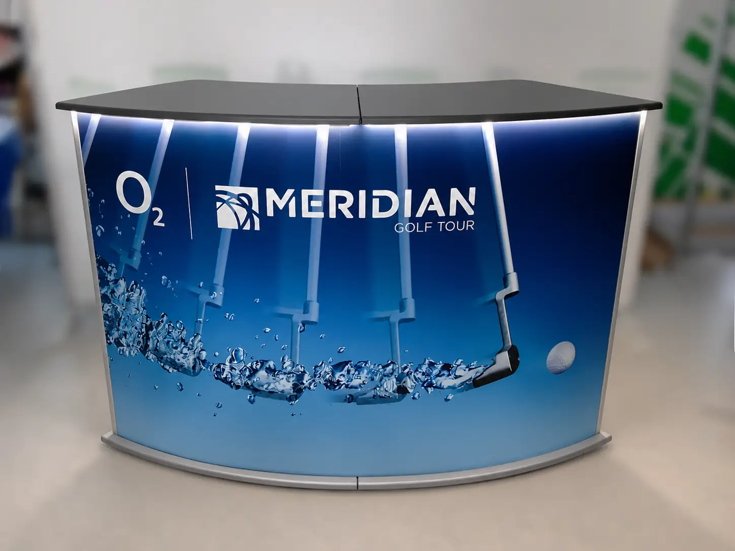 Recepční pult ISObar pro O2 s LED osvětlením