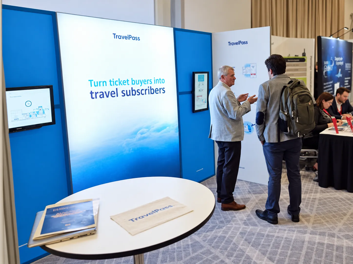 Podsvícená sestava Lightbox pro Travelpass